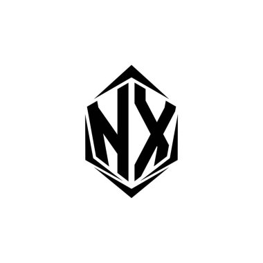 İlk NX logo tasarımı Kalkan stili, Logo ticari markalaşması.