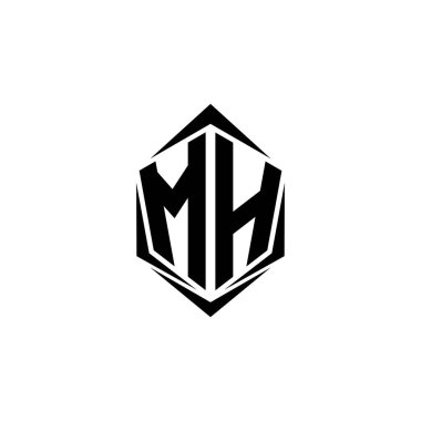 İlk MH logo tasarımı Kalkan stili, Logo ticari markalaşması.