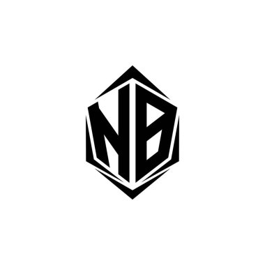 İlk NB logo tasarımı Kalkan stili, Logo ticari markalaşması.