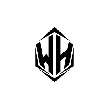 İlk WH logo tasarımı Kalkan stili, Logo ticari markalaşması.