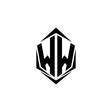 İlk WW logo tasarımı Kalkan stili, Logo ticari markalaşması.