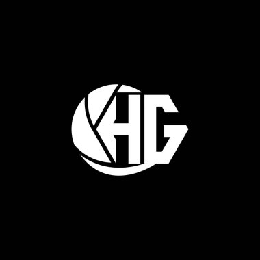 İlk HG logo tasarımı Geometrik ve Çember biçimi, Logo iş markalaşması.