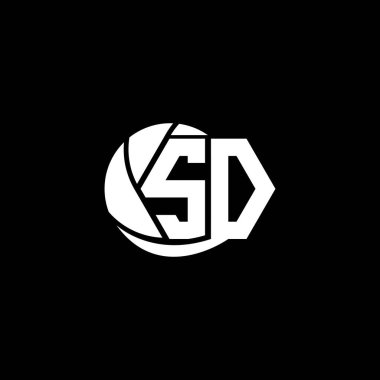 İlk SD logo tasarımı Geometrik ve Çember biçimi, Logo ticari markalaşması.