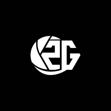 İlk ZG logo tasarımı Geometrik ve Çember biçimi, Logo ticari markalaşması.