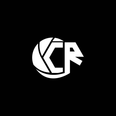 İlk CR logo tasarımı Geometrik ve Çember biçimi, Logo iş markalaşması.
