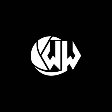 İlk WW logo tasarımı Geometrik ve Çember tarzı, Logo ticari markalaşması.