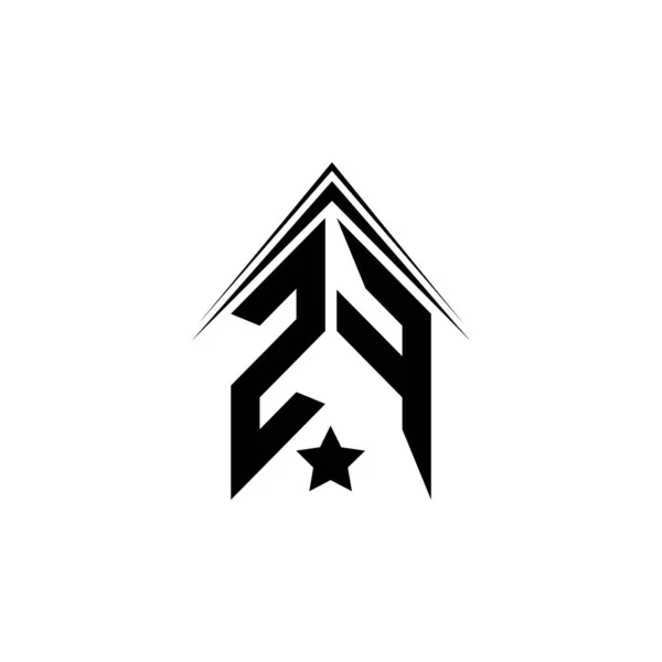Первоначальный Дизайн Логотипа Стилем Формы Логотип Бизнес Брендинг — стоковый вектор