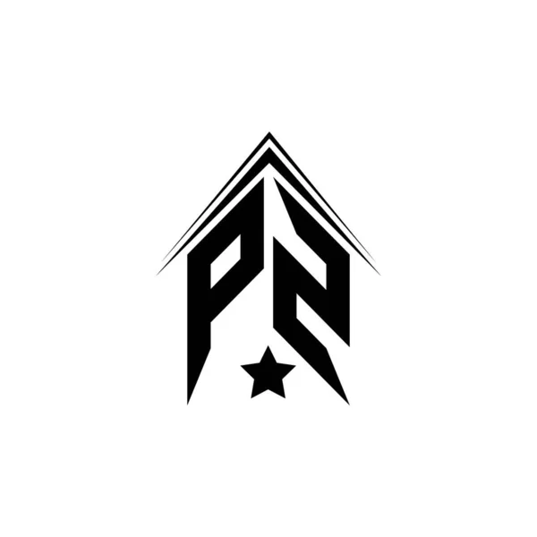 Projeto Inicial Logotipo Com Estilo Forma Marca Negócio Logotipo —  Vetores de Stock
