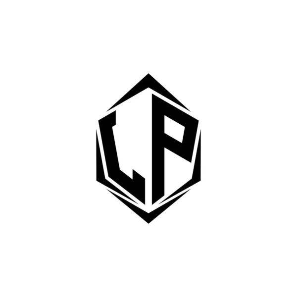 Ursprüngliches Logo Design Mit Shield Stil Logo Business Branding — Stockvektor