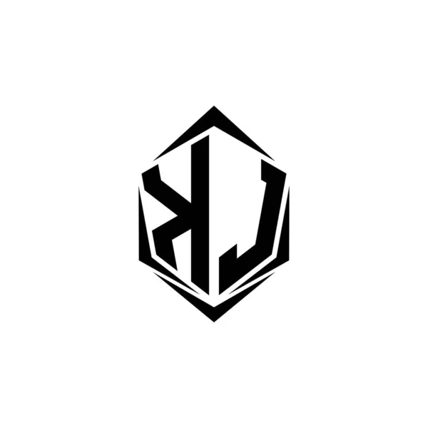 Первоначальный Дизайн Логотипа Стилем Щита Логотип Бизнес Брендинг — стоковый вектор