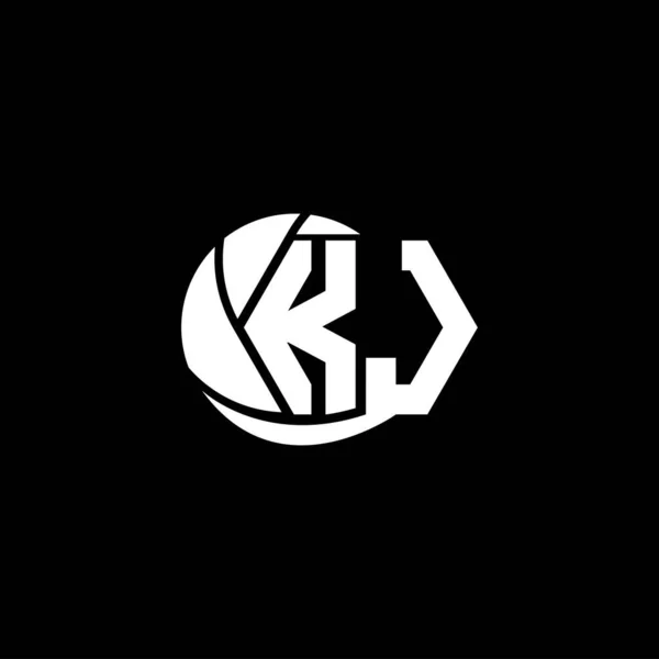 Первоначальный Дизайн Логотипа Геометрический Круговой Стиль Логотип Бизнес Брендинг — стоковый вектор