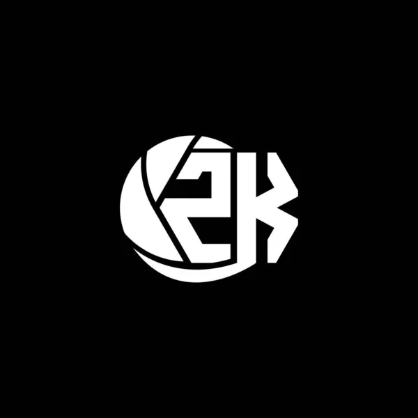 Logo Awal Desain Logo Gaya Geometric Dan Circle Branding Bisnis - Stok Vektor
