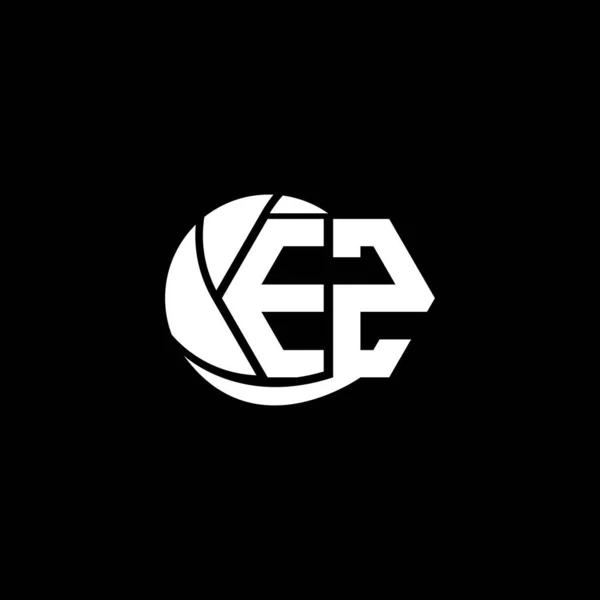 Conception Initiale Logo Style Géométrique Circulaire Logo Entreprise — Image vectorielle