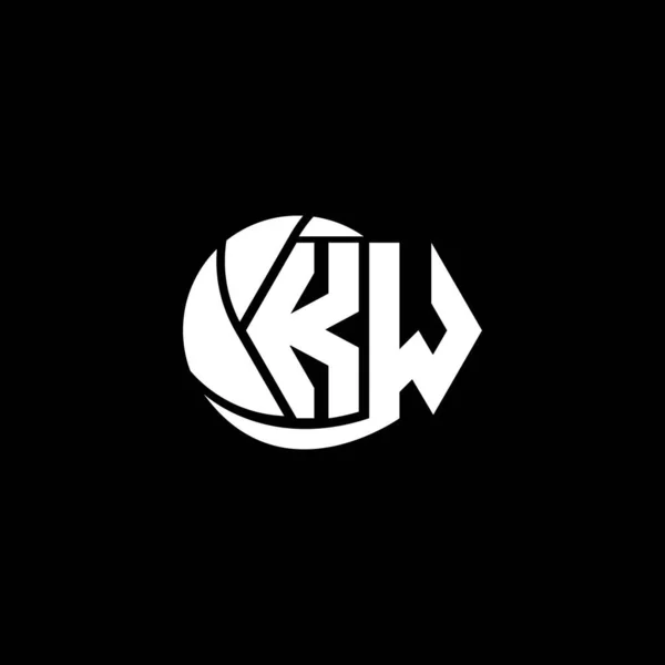 Logo Tasarımı Geometrik Çember Biçimi Logo Ticari Markalaşması — Stok Vektör