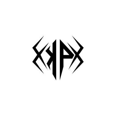 İlk KP logo tasarımı Cool style, logo ticari markalaşması.