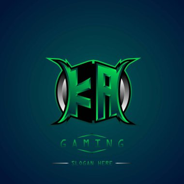 KA İlk Logo Tasarımı Cool style, oyun, esport, ilk oyun, topluluk veya iş dünyası logosu.