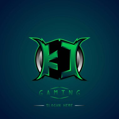 KC İlk Logo Tasarımı Cool style, Logo for game, esport, first game, community or business.