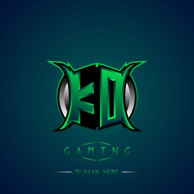 KD, KO İlk Logo Tasarımı Cool style, oyun, esport, ilk oyun, topluluk veya iş dünyası logosu.