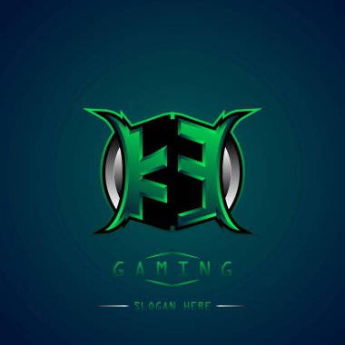 KE İlk Logo Tasarımı Cool style, Logo for game, esport, first game, community or business.