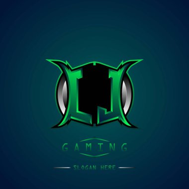 LJ İlk Logo Tasarımı Cool style, Logo for game, esport, first game, community or business.