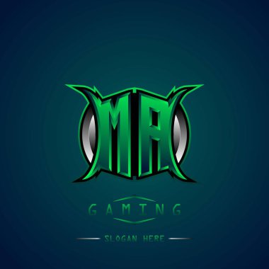 MA İlk Logo Tasarımı Cool style, Logo for game, esport, first game, community or business.