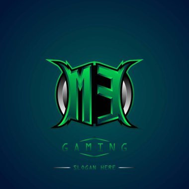ME İlk Logo Tasarımı Cool style, Logo for game, esport, first game, community or business.
