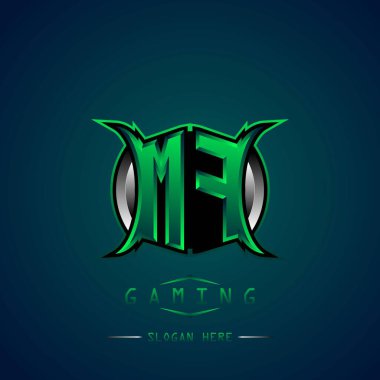 MF İlk Logo Tasarımı Cool style, Logo for game, esport, first game, community or business.
