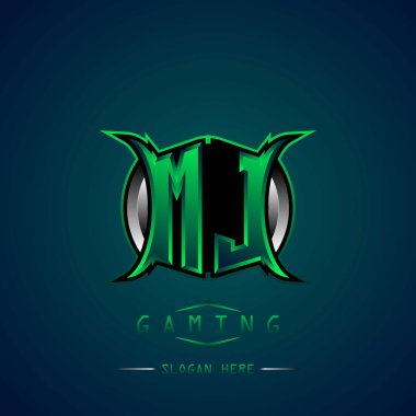 MJC İlk Logo Tasarımı Cool style, Logo for game, esport, first game, community or business.