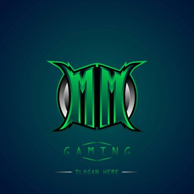 MM İlk Logo Tasarımı Cool style, Logo for game, esport, first game, community or business.