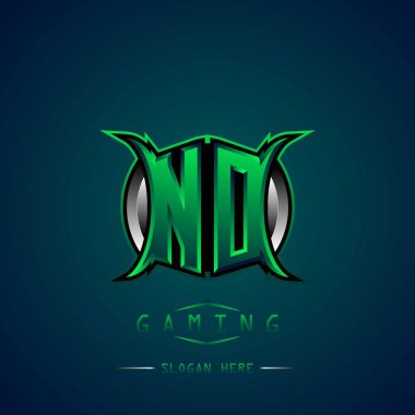 ND, NO İlk Logo Tasarımı Cool style, Logo for game, esport, first game, community or business.
