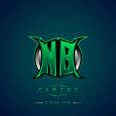 NB İlk Logo Tasarımı Cool style, Logo for game, esport, first game, community or business.
