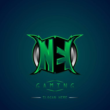 NK İlk Logo Tasarımı Cool style, Logo for game, esport, first game, community or business.