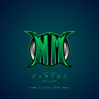 NM İlk Logo Tasarımı Cool style, Logo for game, esport, first game, community or business.