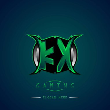 KX İlk Logo Tasarımı Cool style, Logo for game, esport, first game, community or business.