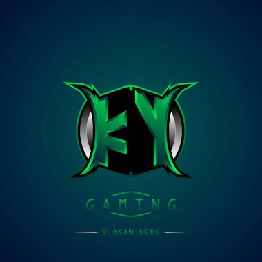 KY İlk Logo Tasarımı Cool style, Logo for game, esport, first game, community or business.