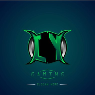 LY İlk Logo Tasarımı Cool style, Logo for game, esport, first game, community or business.