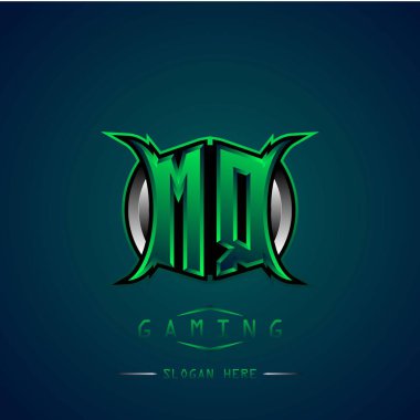 MQ İlk Logo Tasarımı Cool style, Logo for game, esport, first game, community or business.