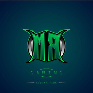 MR İlk Logo Tasarımı Cool style, Logo for game, esport, first game, community or business.