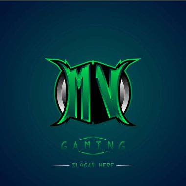 MV İlk Logo Tasarımı Cool style, Logo for game, esport, first game, community or business.