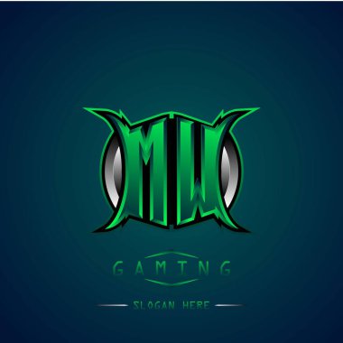 MW İlk Logo Tasarımı Cool style, Logo for game, esport, first game, community or business.