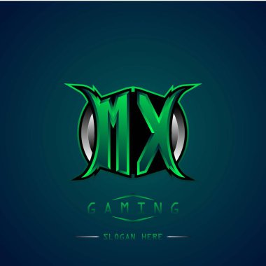 MX İlk Logo Tasarımı Cool style, Logo for game, esport, first game, community or business.
