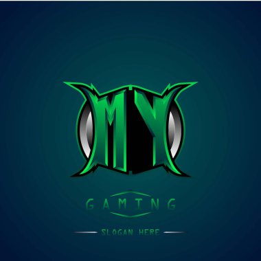 My Initial Logo Tasarımı Cool style, Logo for game, esport, first game, community or business.