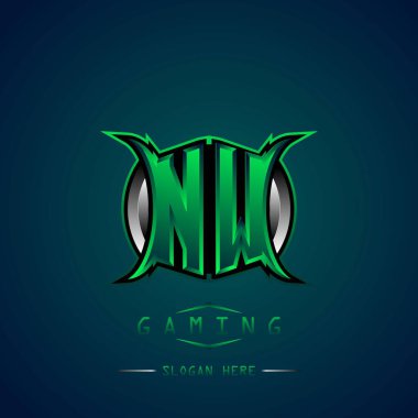 NW İlk Logo Tasarımı Cool style, Logo for game, esport, first game, community or business.