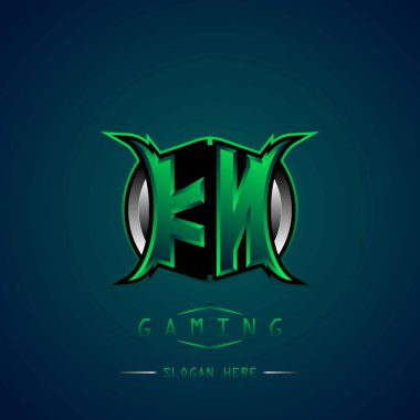 KN İlk Logo Tasarımı Cool style, Logo for game, esport, first game, community or business.