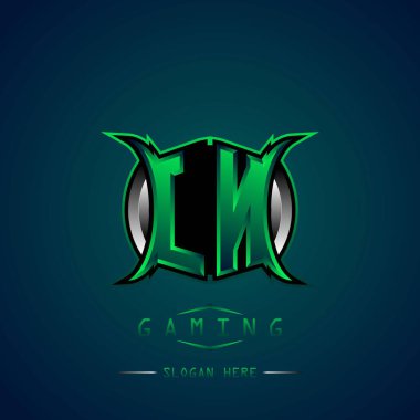 LN İlk Logo Tasarımı Cool style, Logo for game, esport, first game, community or business.