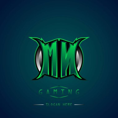 MN İlk Logo Tasarımı Cool style, Logo for game, esport, first game, community or business.