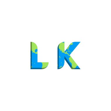 Dünya Haritası biçimli ilk LK logo tasarımı, Logo ticari markalaşması.
