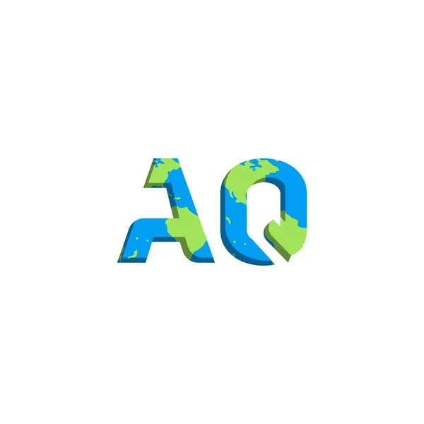 Ursprunglig Logotyp Design Med World Map Stil Logo Business Branding — Stock vektor