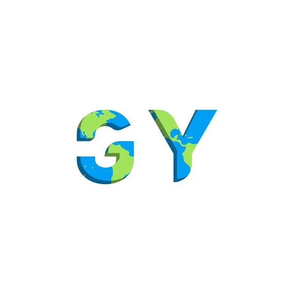 Počáteční Design Loga Stylem World Map Obchodní Značka Logo — Stockový vektor