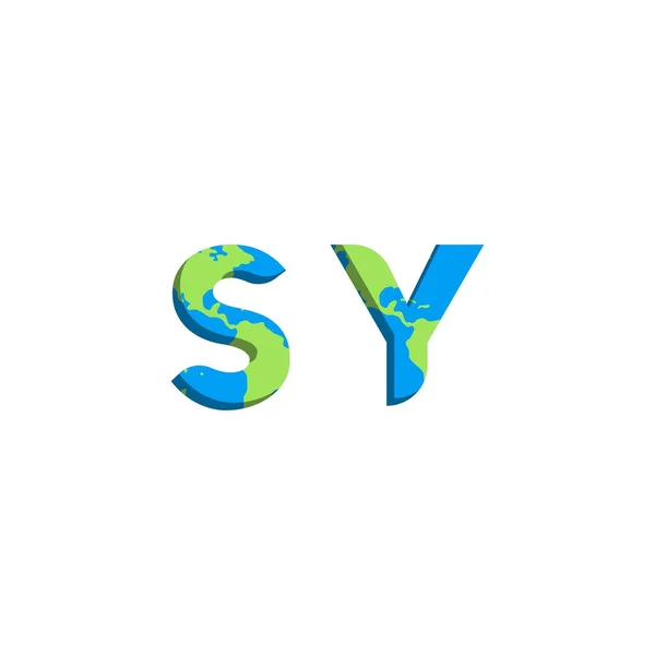 Ursprüngliche Logo Design Mit Weltkarte Stil Logo Business Branding — Stockvektor